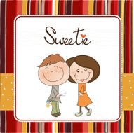 happy lovers couple N12