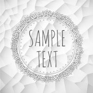 Hand Drawn floral background 1