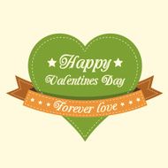 Vintage Valentines card