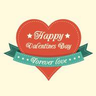 Vintage Valentines card N2