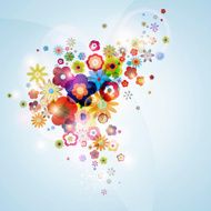 colorful flora background