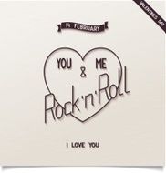 Design postcard for valentine&#039;s day
