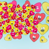 Valentine background N103