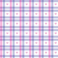 Romantic Pink and Blue Square