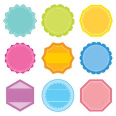 Colorful Badge & Label