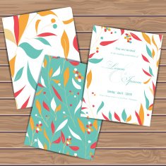 Greeting cards with flowers N2