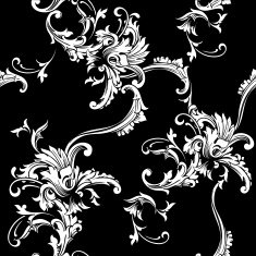 Seamless vector background Baroque pattern N2