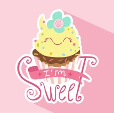 Happy Cupcake I'm sweet