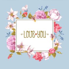 Vintage Greeting Card Watercolor Illustration N3