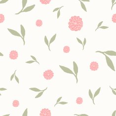 Hand drawn floral seamless pattern N10