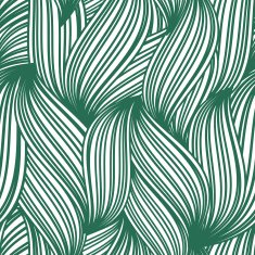 Green abstract seamless background of striped leaves N2
