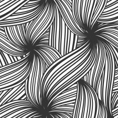 Abstract seamless background of striped leaves N2