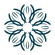 Isolated Abstract Floral pattern N22