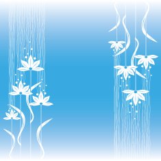 gentle decorative floral background