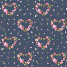 Flower Background - Seamless Floral Shabby Chic Pattern
