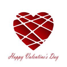 Creative happy valentines Day design