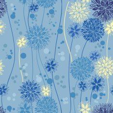 Vintage floral seamless pattern N31