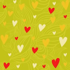 seamless hearts pattern N14