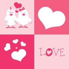 love squares design