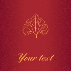 Floral composition with leaves