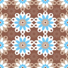 Gentle floral seamless pattern