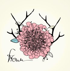 Decorative floral background Vector EPS 10 N3