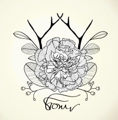 Decorative floral background Vector EPS 10 N5