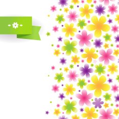 Floral seamless border N2