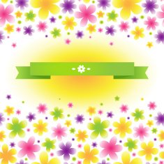 Floral seamless border N3