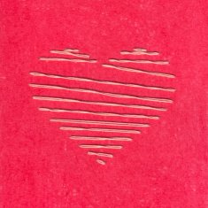 Crosslinked thread Valentine Vector