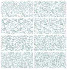 Set of lacy patterns N13