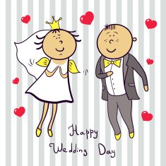 Romantic wedding couple Cute married N2