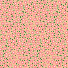 Ditsy floral pattern with small pink flowers