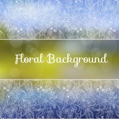 Ornamental floral background N3