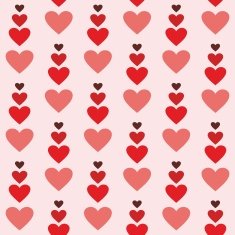 Seamless hearts pattern for Valentine's day