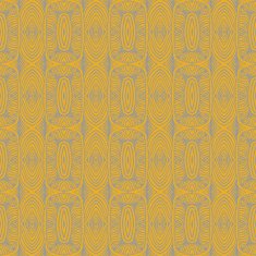 Art deco floral vector seamless pattern