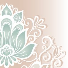 Colored Floral Layout N4