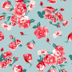 Beautiful Seamless Vintage Background with Roses N2