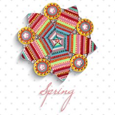 abstract flowers cards 3d backgrounds traced from original art N4