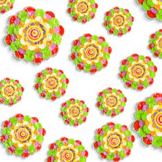abstract flowers 3d backgrounds traced from original artwork acrylic paint N12