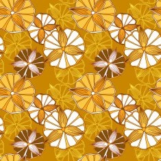 Seamless spring pattern with flowers