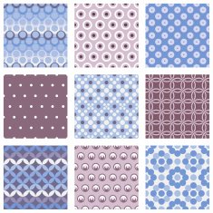 set of circle seamless patterns N2