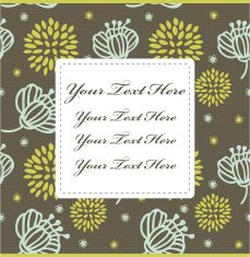 Flower card N25