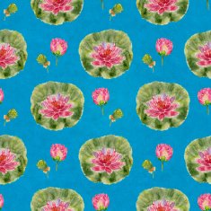 Seamless floral pattern with lotus N3
