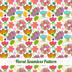 Colorful floral seamless pattern N8