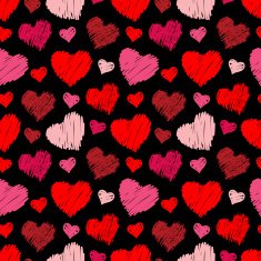 seamless hearts pattern N18