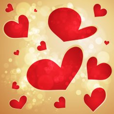 Valentine's day vector background N5