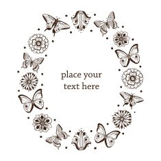 Butterflies frame N2