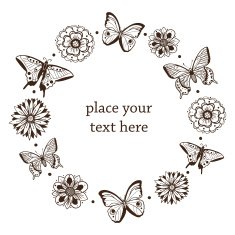 Butterflies frame N3