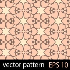Hearts background Seamless pattern N4